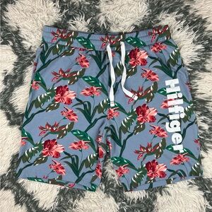 Tommy Hilfiger Men's Blue Floral Sleepwear Shorts Size Medium
